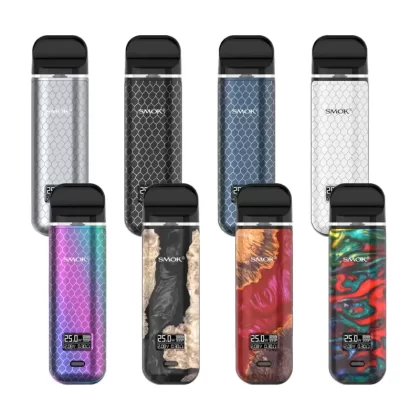SMOK Novo X 25W Pod System - 7-Color Cobra, 7-Color Resin; Kit