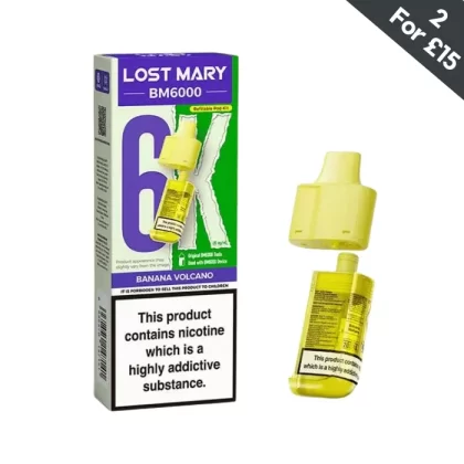 Banana Volcano – Lost Mary BM6000 POD