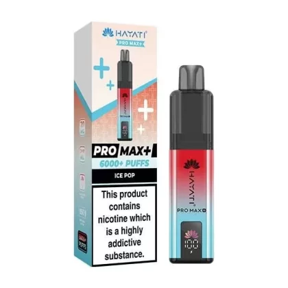 ICE POP – HAYATI PRO MAX+ DISPOSABLE VAPE – 20MG(2%)