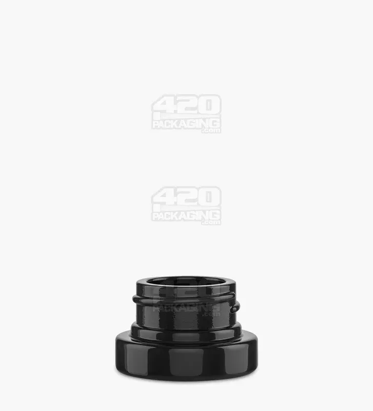 Glossy Black Glass Concentrate Containers | 28mm – 5mL – 504 Count - Vape Store