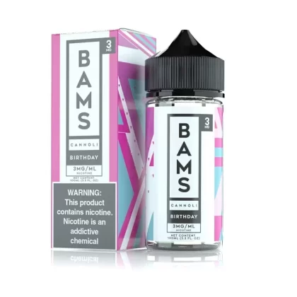 100ML | Birthday Cannoli by Bam’s Cannoli - Size#100ML~Strength#00MG>03MG>06MG