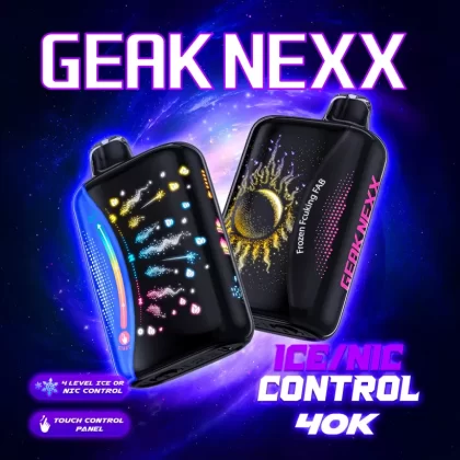 GEAK NEXX Nic/Ice Control 40K Disposable Device - 40,000 Puffs - Watermelon Ice (Nic Adjust)