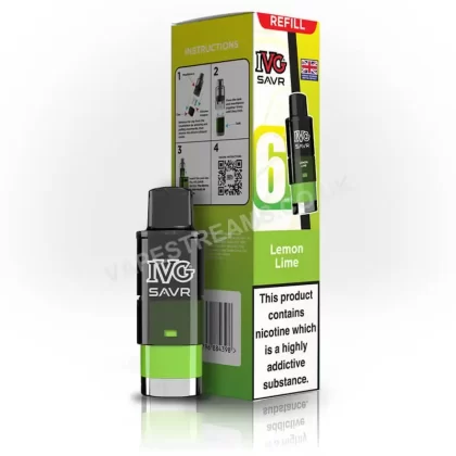IVG SAVR Lemon Lime Prefilled Pod - Vapestreams Co