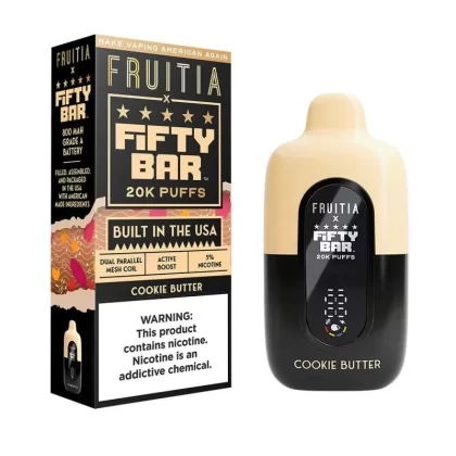 Fruitia Cookie Butter by Fifty Bar 20K - Ecigdepot