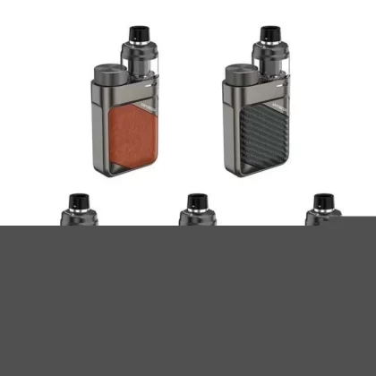 Vaporesso Swag PX80 80W 18650 Pod Kit - Color#Brick Black>Emerald Green>Gunmetal Grey>Imperial Red>Leather BrownStandard Edition>TPD