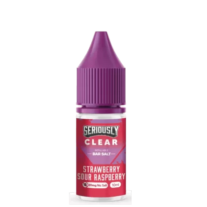 Seriously Clear Strawberry Sour Raspberry Nic Salt - 10 Pack - 10mg