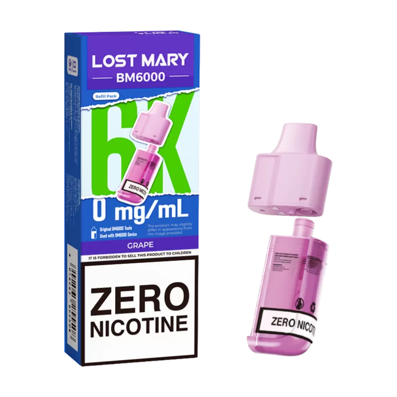 Grape Lost Mary BM6000 Refill Pack - Ecigwizard - Image 3