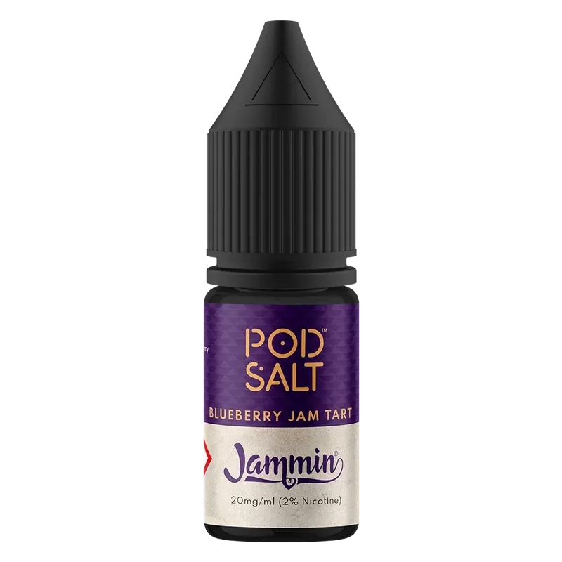 Blueberry Jam Tart Nic Salt E-Liquid 10ml by Pod Salt & Jammin