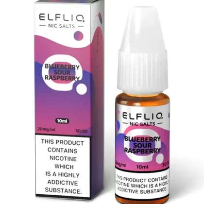 Blueberry Sour Raspberry Nic Salt E-Liquid - ElfLiq - 10mg - PG 50%