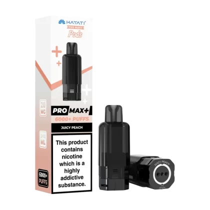 Juicy Peach Hayati Pro Max+ Refill Pack - 5mg - Vape Product