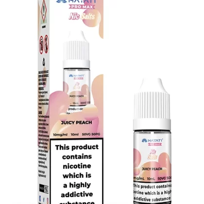 Hayati Pro Max Juicy Peach Nic Salt E-Liquid 10ml - 20mg