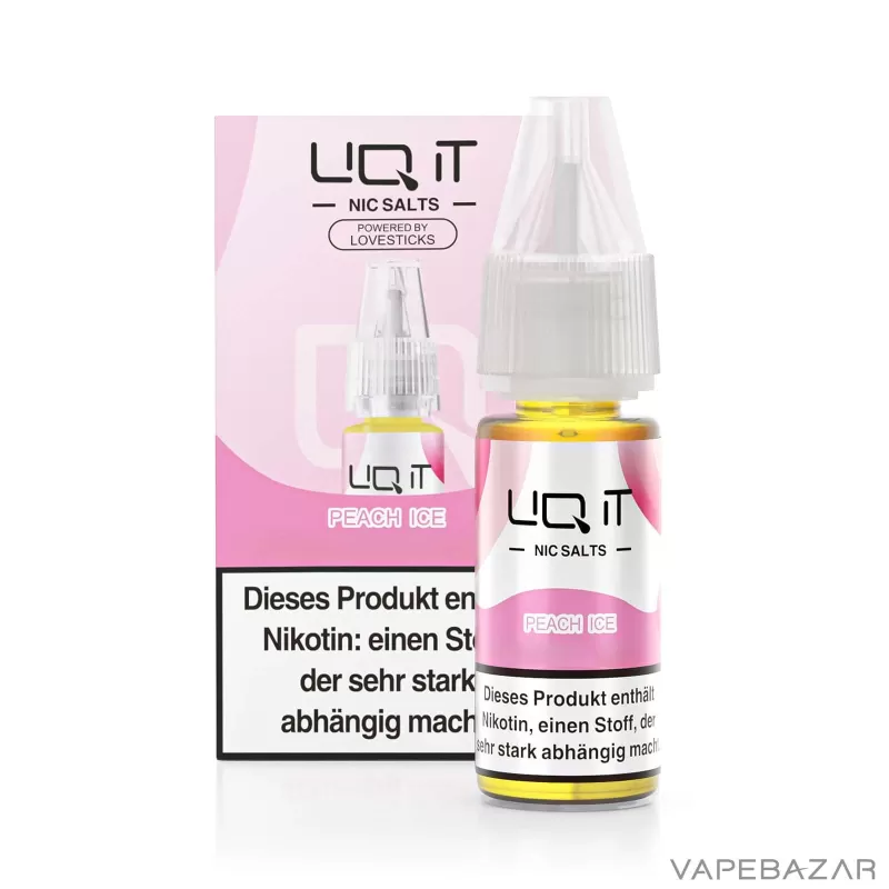 Lovesticks LIQ IT Liquid – Peach Ice - Vapebazar - Image 3