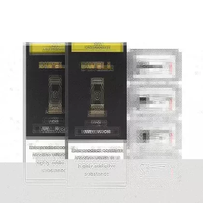 4x Uwell PA Coils 0.30ohm Uwell Crown D 1100mAh – DTL & RDTL Pen Style