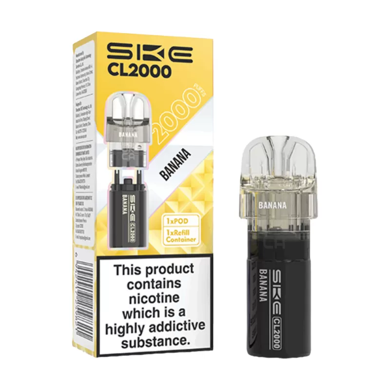 SKE Crystal CL2000 Prefilled Pods - Blueberry Raspberry - Image 2