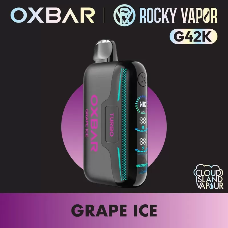 Rocky Vapor Oxbar G42K Disposable Vape – Grape Ice