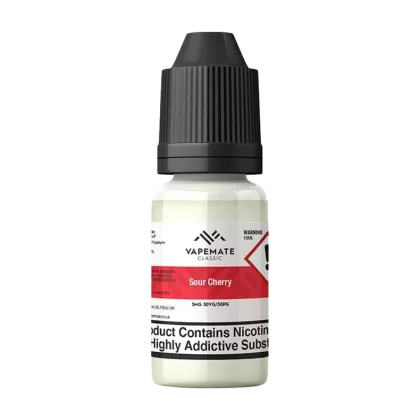 Vapemate Classic Sour Cherry 10ml - Strength#3mg>12mg>0mg (Discontinued)>6mg (Discontinued)
