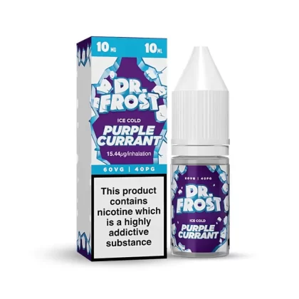 Dr Frost Purple Currant Nic Salt E-Liquid - 10 Pack - 10mg