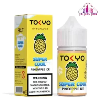 Tokyo Super Cool Pineapple Iced Nic Salt – 30ml