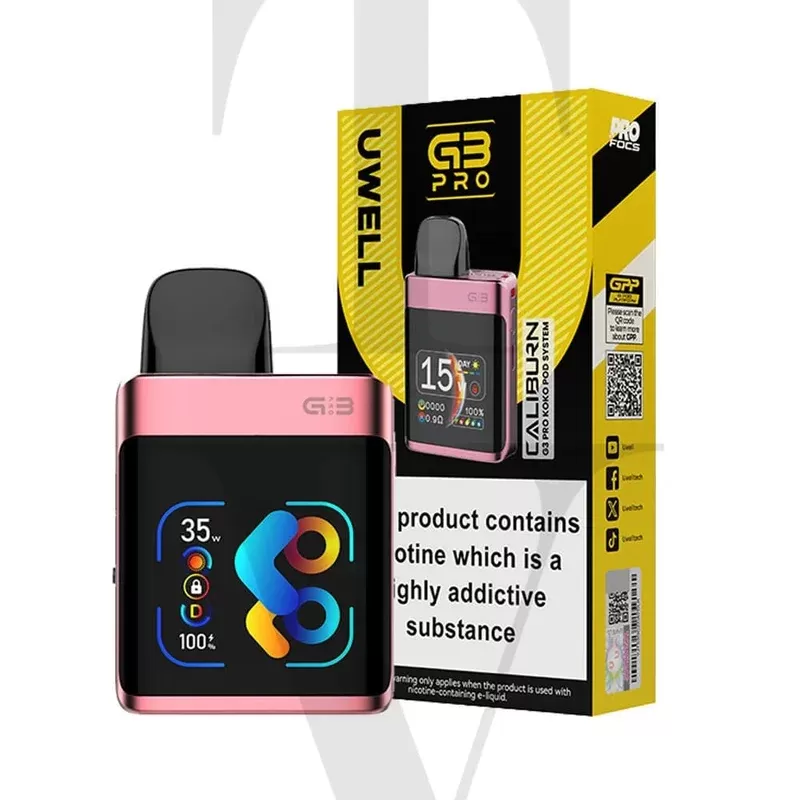 UWELL CALIBURN G3 PRO KOKO POD VAPE KIT - Select Your Colour#GOLD>LIGHT SILVER>SPACE GREY>EMERALD GREEN>LILAC PURPLE>MIDNIGHT BLACK>ROSE PINK>SKY BLUE>Blackcurrant Passionfruit>Blue Sour Raz