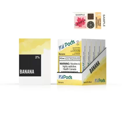 ZPODS – BANANA - Nicotine Strength#20 MG