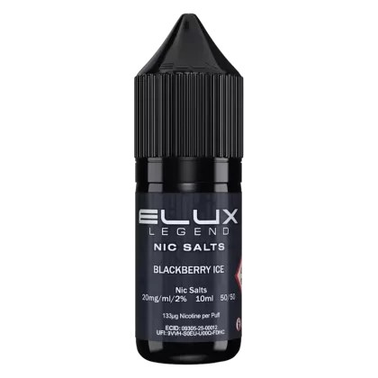 Elux Blackberry Ice Nic Salt Vape Juice 10ml