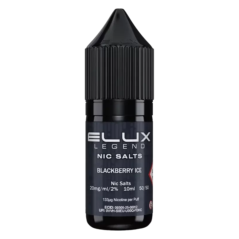 Elux Blackberry Ice Nic Salt Vape Juice 10ml