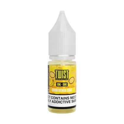 Twist Banana Oatmeal Cookie Saltnic vape Juice - 10 Pack - Strength 20mg