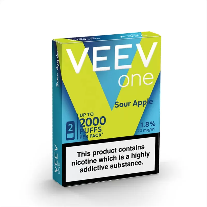 VEEV ONE Sour Apple Pods (2 Pack) - Nicotine Strength#20mg
