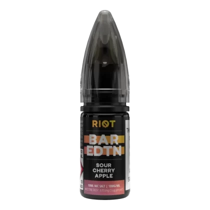 Sour Cherry Apple Nic Salt By Riot Squad BAR EDTN - 10mg