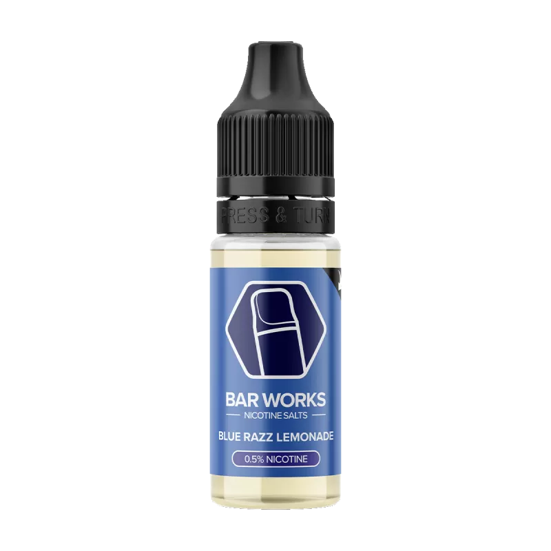 Blue Razz Lemonade Nic Salt by Bar Works - 10ml - Vape Product, Vape Product (3E35C2)