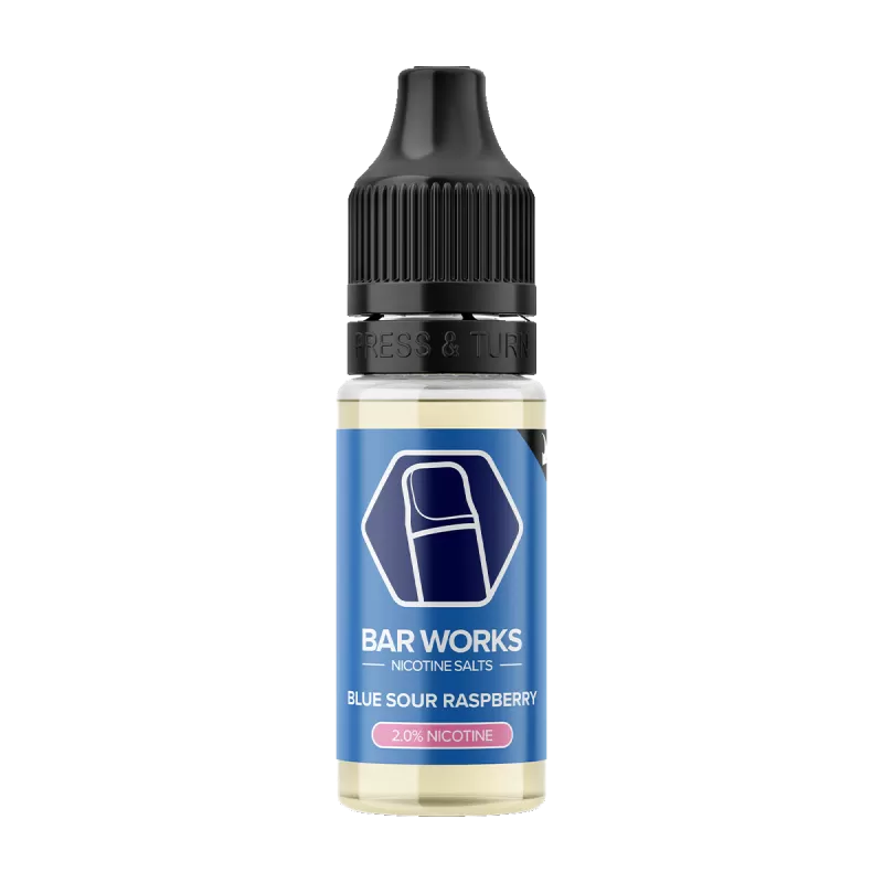 Blue Razz Lemonade Nic Salt by Bar Works - 10ml - Vape Product, Vape Product (3E35C2) - Image 3