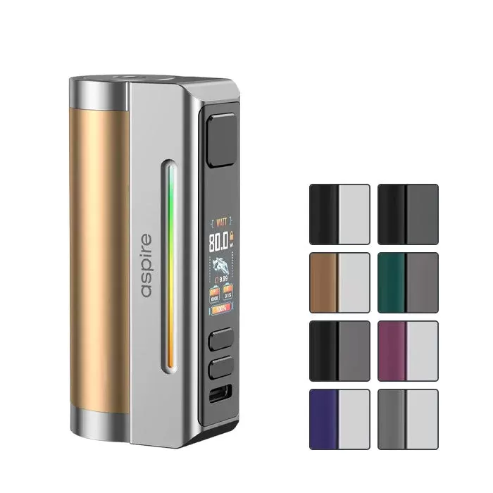 Aspire Zelos M80 Mod - Black & Silver, Full Black