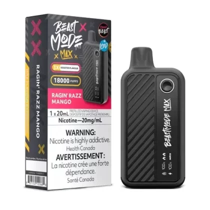 Flavour Beast Beast Mode Max 18K Disposable – Ragin’ Razz Mango Iced