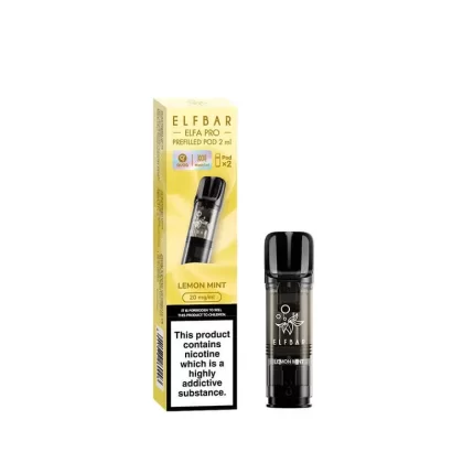 Elf Bar Elfa Pro Lemon Mint Prefilled Pod 20mg – 2 Pack