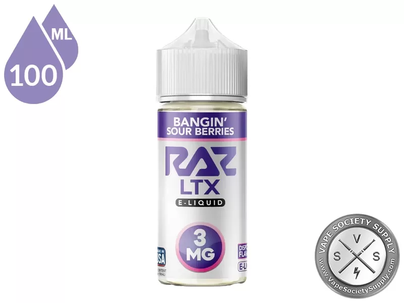 Bangin’ Sour Berries Pod Juice x RAZ LTX 100ml - Image 3