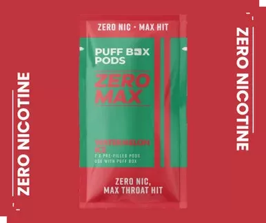 ZERO MAX Refill 0mg – Twin Pack – Watermelon Ice