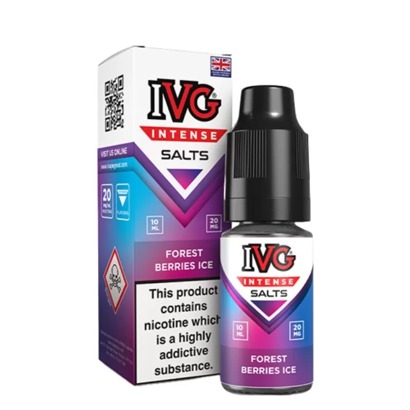 Forest Berries Ice Nic Salts E-Liquid Intense Salts Series by IVG (10ml) - 10mg