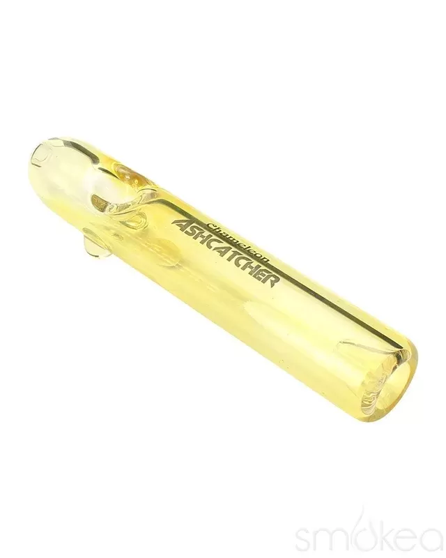 Chameleon Glass Ashcatcher Steamroller Pipe