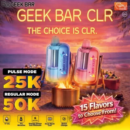 Geek Bar CLR 50K - Blue Razz Ice - Skullvaping
