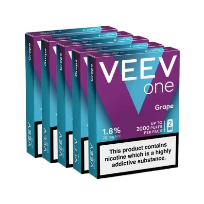 VEEV ONE Grape Pod Bundle (5 Packs) - Ecigpremium