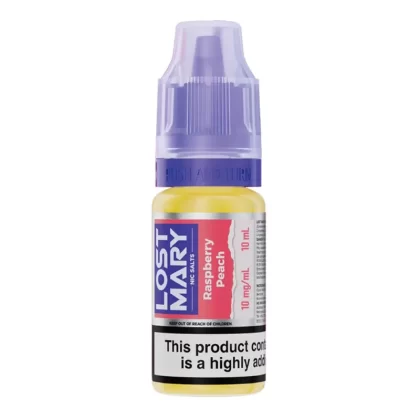 Raspberry Peach Nic Salt E-Liquid by Lost Mary (10ml) - 20mg
