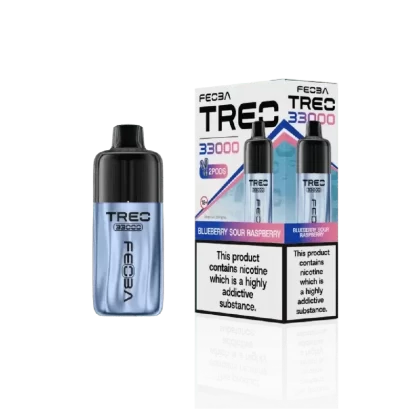 Feoba Treo 33000 Prefilled Pod Kit Blueberry Sour Raspberry - Nicotine Strength#20mg