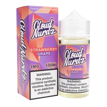 Grape Strawberry by Cloud Nurdz TFN 100mL - 0MG