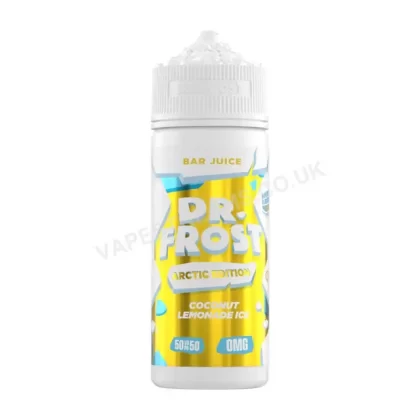 Dr Frost Arctic Edition Coconut Lemonade Ice 100ml E-Liquid Shortfill - Vapestreams Co
