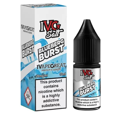 IVG Blueberg Burst Nic Salt E-Liquid - 10mg