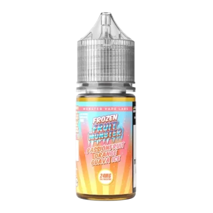 Passion Fruit Orange Guava Ice Frozen Fruit Monster Salt