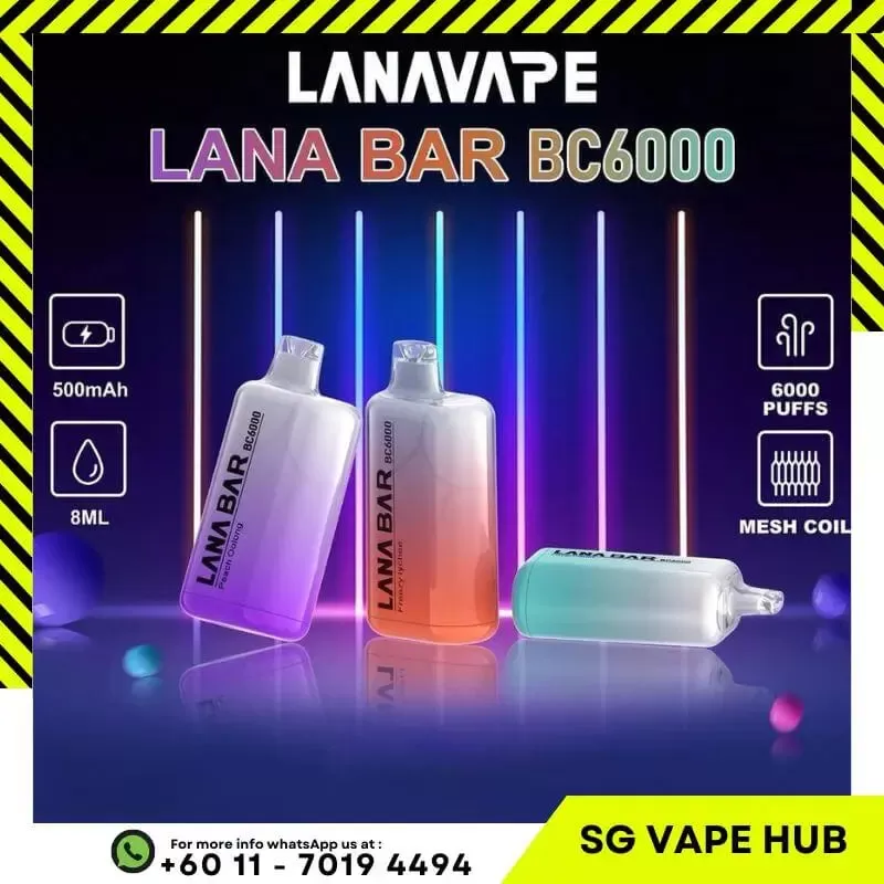 LANABAR BC 6000 Puffs - Freezy Grapple - Image 2