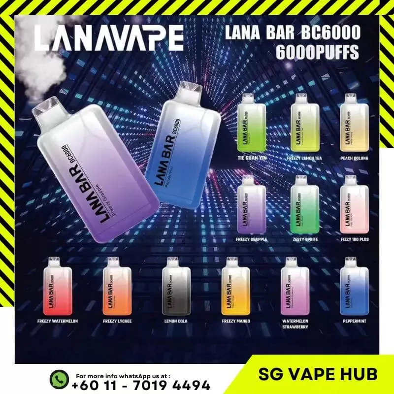 LANABAR BC 6000 Puffs - Freezy Grapple - Image 3