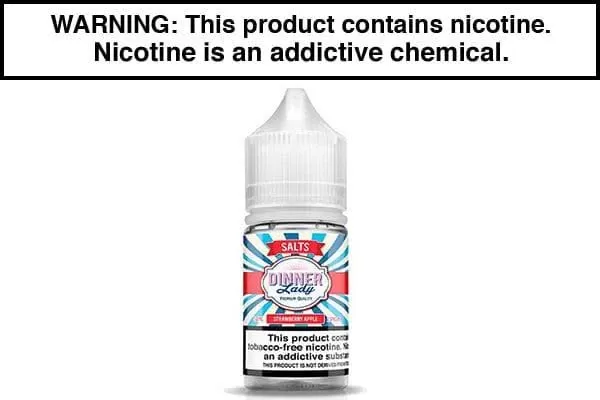 STRAWBERRY APPLE BY DINNER LADY SALTS 30ML - Vapejuice