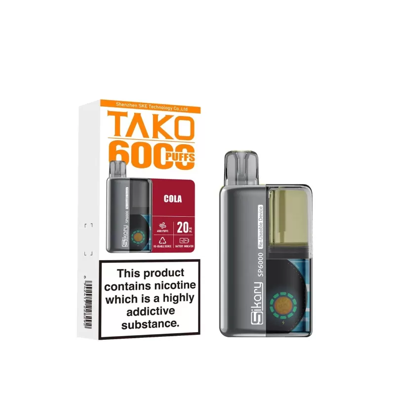 SKE Sikary TAKO SP6000 Prefilled Pod Kit - Lemon Lime